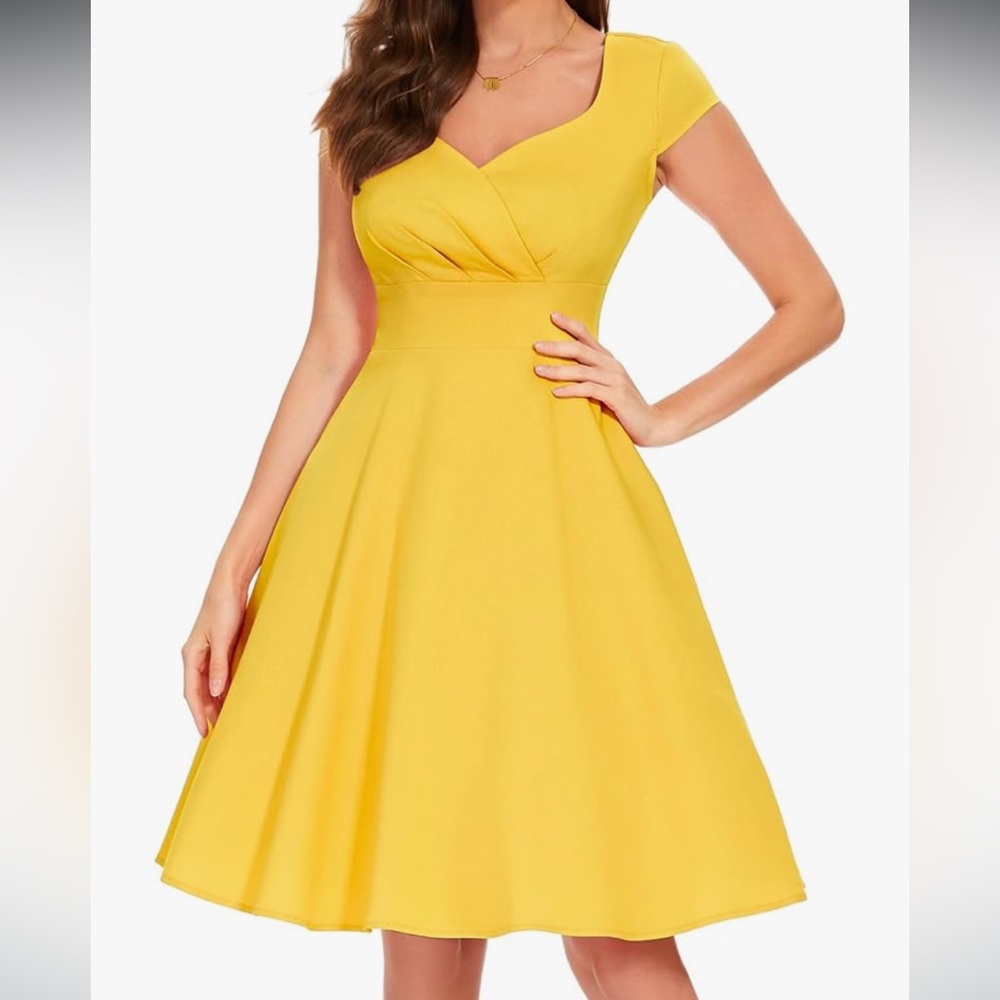 BRAND NEW Yellow Dress - SMALL